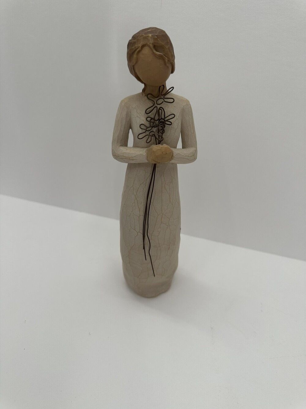 Willow Tree Grateful 2004 Figurine Woman Flower